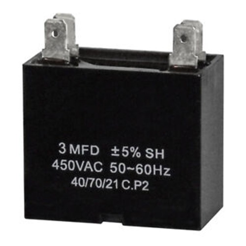 CONDENSADOR DE MARCHA 3 MFD 450 VAC