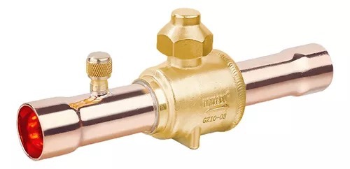 [E-COM0833] VÁLVULA BOLA  C/SERVICIO SOLDABLE DE 1/4" ODF




